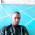 The picture is in light blue background